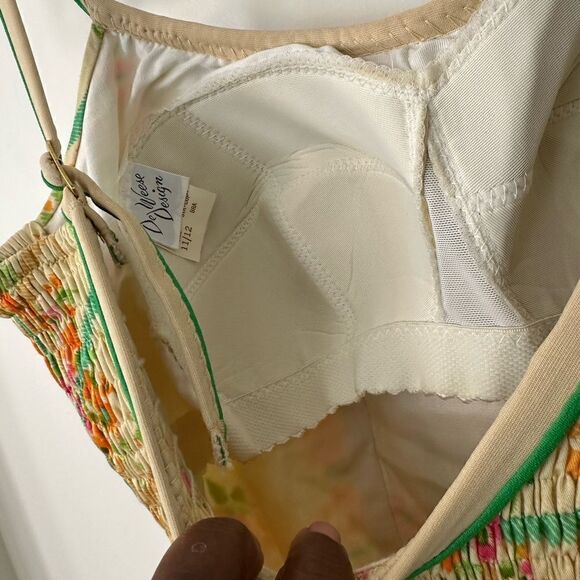 Deweese Design Vintage Floral Wide Leg Jimpsuit 11/12 - Picture 6 of 8